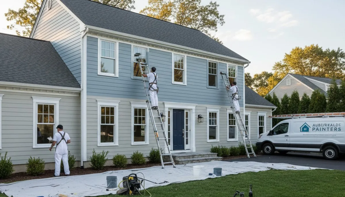 Professional house painting service in Concord MA by PaintingConcordMA exterior painters