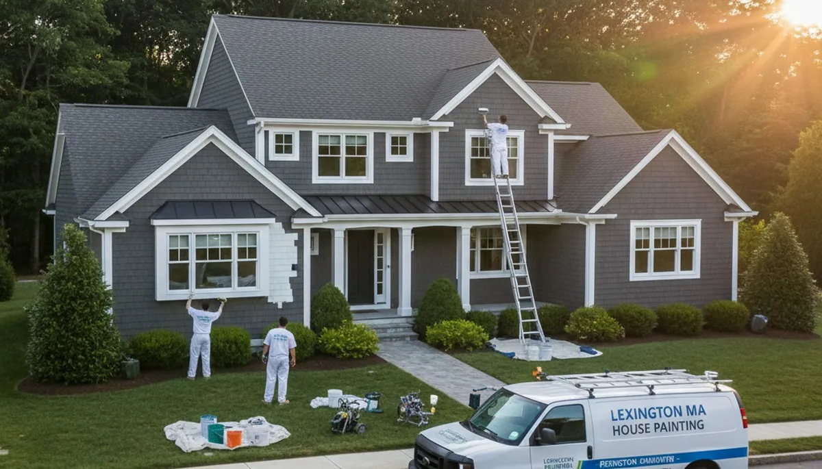 House painters in Concord, MA providing professional interior and exterior painting services
