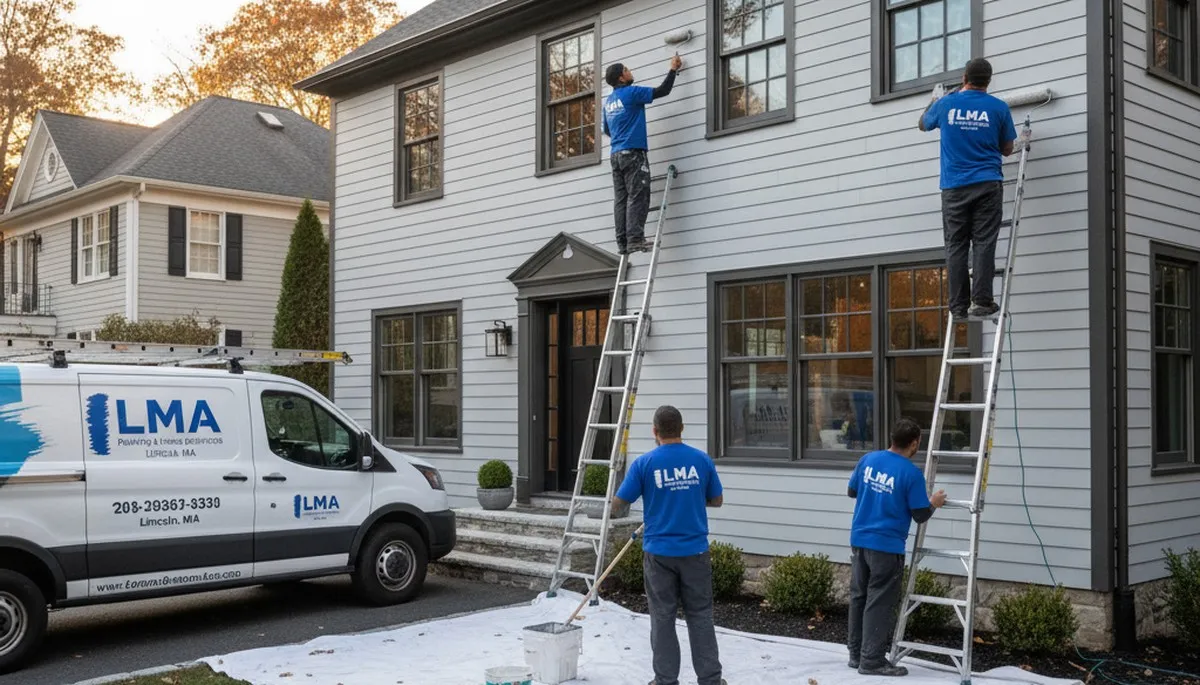 Professional house painting service in Concord, MA for interior and exterior homes