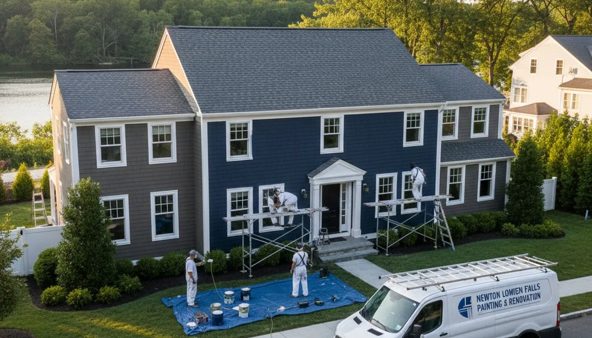 Professional house painters in Concord MA providing expert exterior and interior painting services