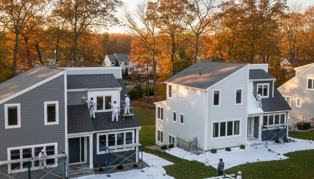 House painting contractor in Concord, MA providing interior and exterior painting services
