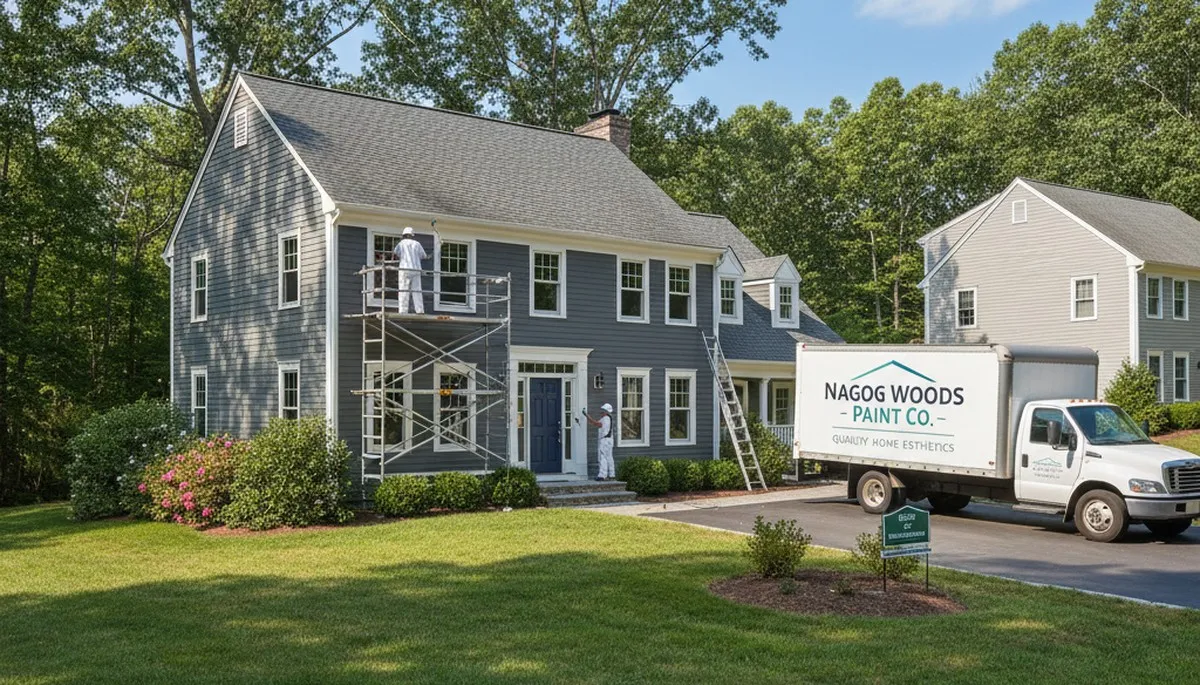 House painting contractor in Concord, MA providing professional interior and exterior painting services