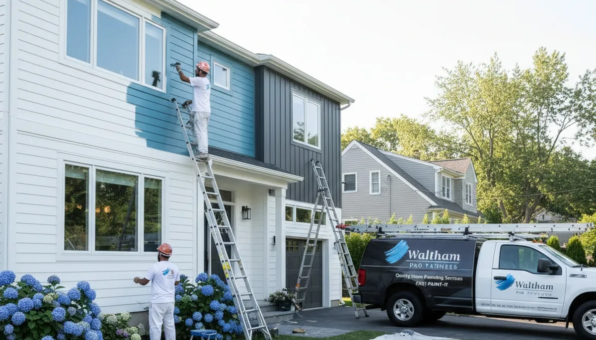 Professional house painters in Concord MA providing expert exterior home painting services