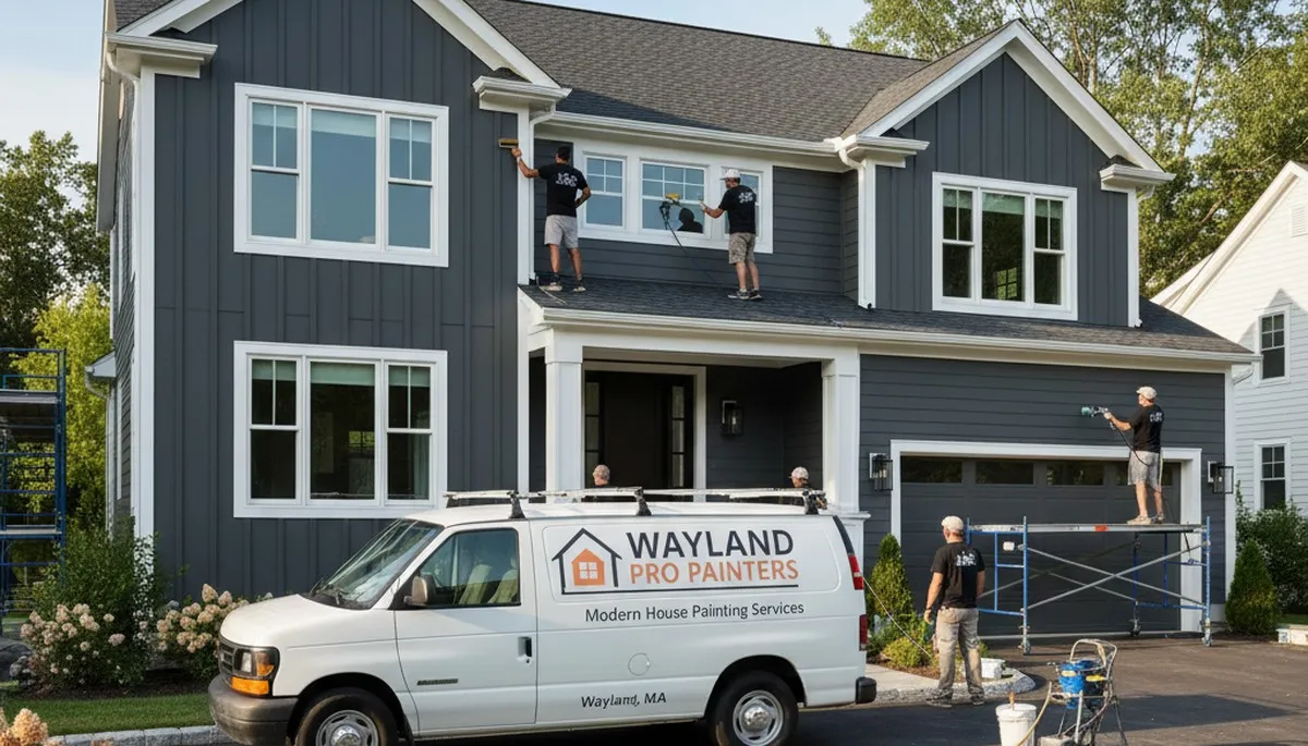 House painting services in Concord, MA for residential exterior and interior painting projects
