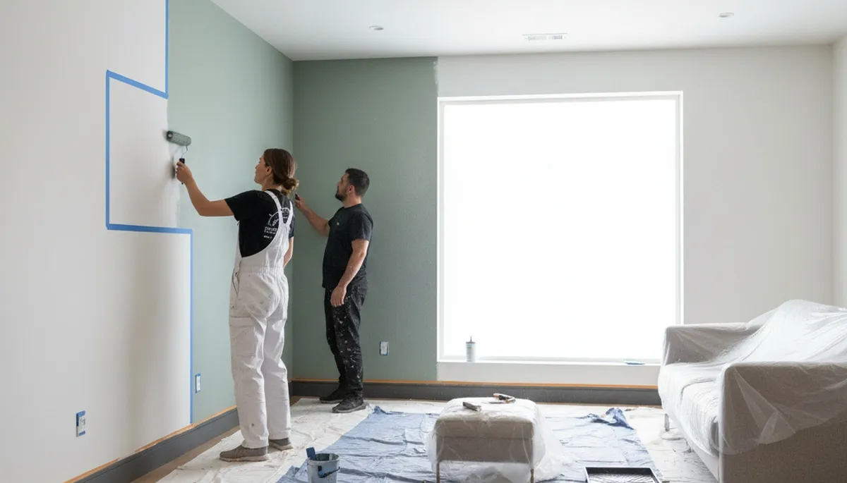 Professional interior house painting in Concord, MA by expert painters for lasting, quality finishes